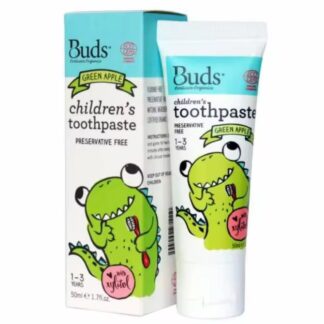 Buds Organic 儿童牙膏 6个月-3岁（天然有机、低氟/无氟）